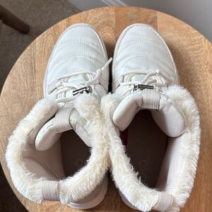 Ryka White Womens Sneaker Boots